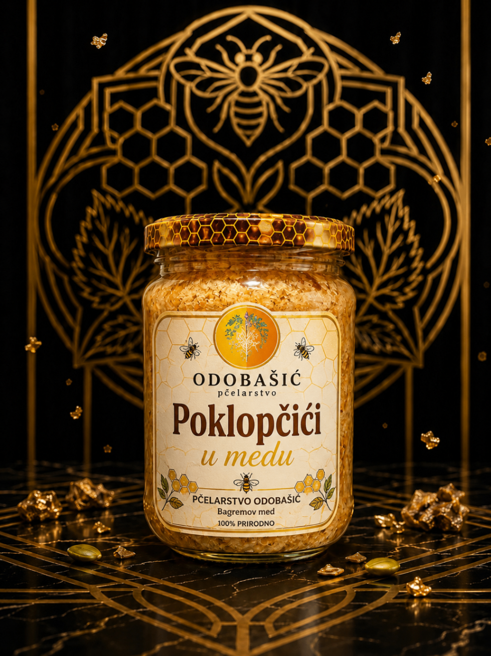 Poklopčići u medu 1kg